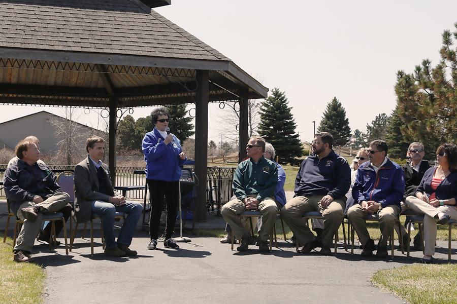 Oscoda Dedication Ceremony at Shoreline Park