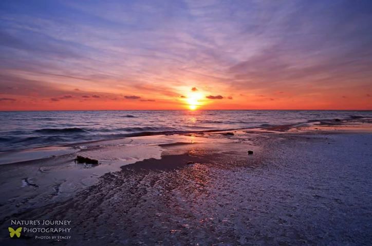 Winter Sunrise over Lake Huron