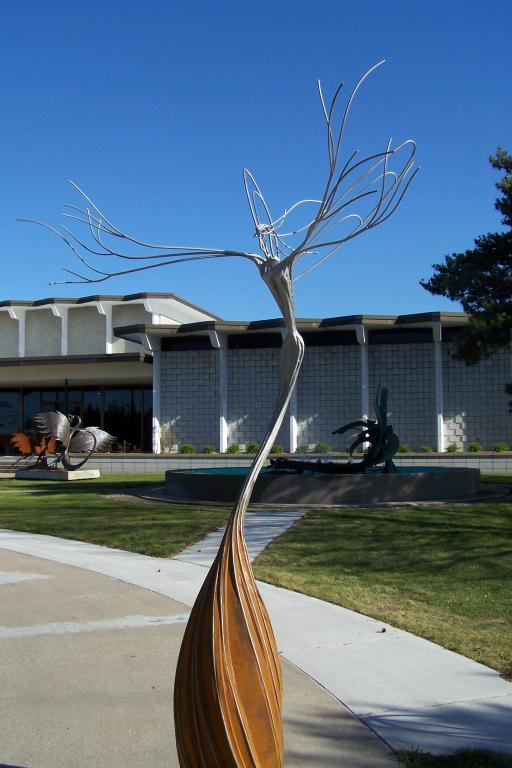 Goddess of Wind sculpture by Tom Moran of Moran Iron Works