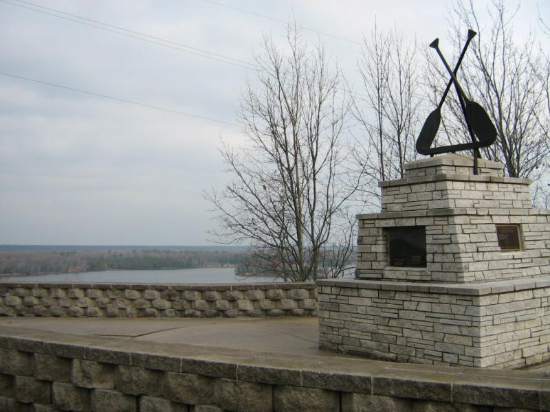 Canoer's Memorial on the Au Sable Rliver