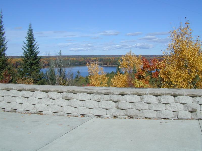 Fall color view at Canoer's Memorial