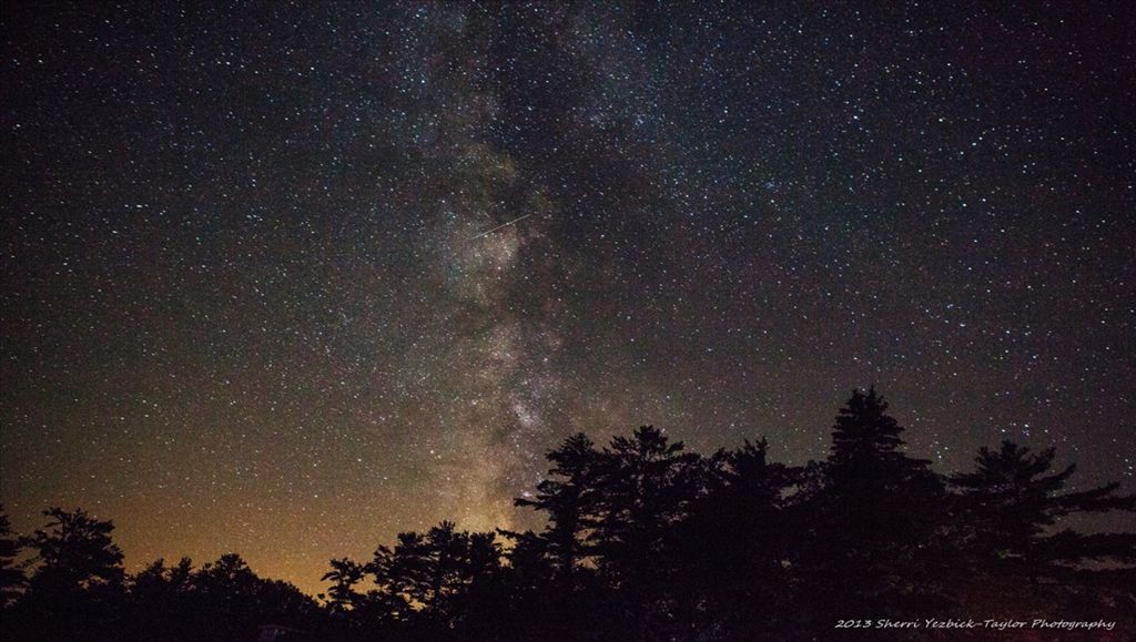 The night sky