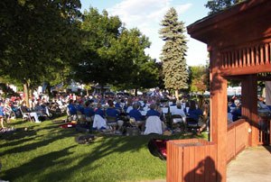 Monday night concert in the park