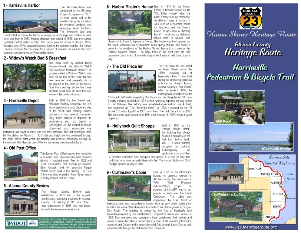 Harrisville Trail Brochure