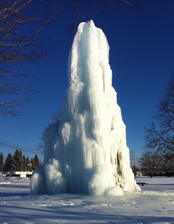 Ice tree in Alpena