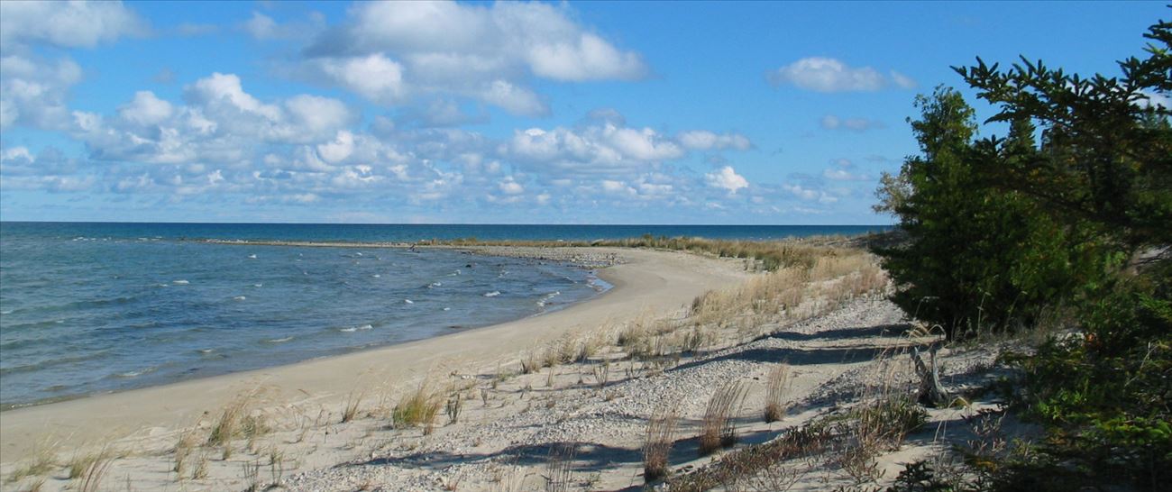 Tranquil Beach on Lake Huron