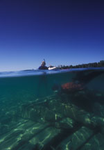Shallow water wreckage makes the site easily accessible to all levels of divers. 