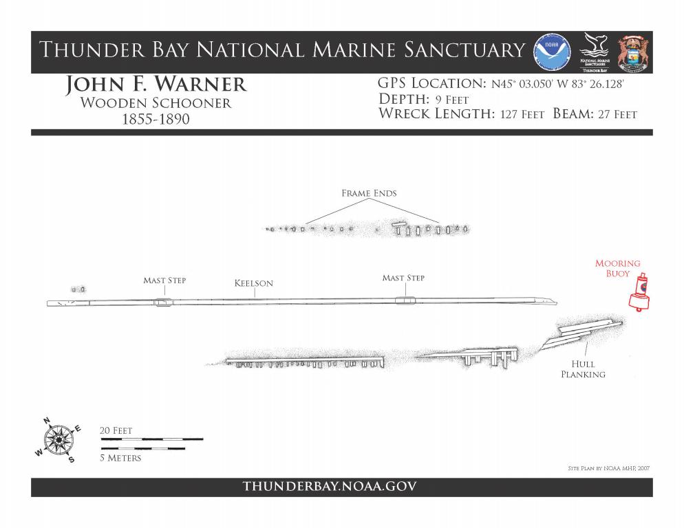 John F. Warner site plan.
